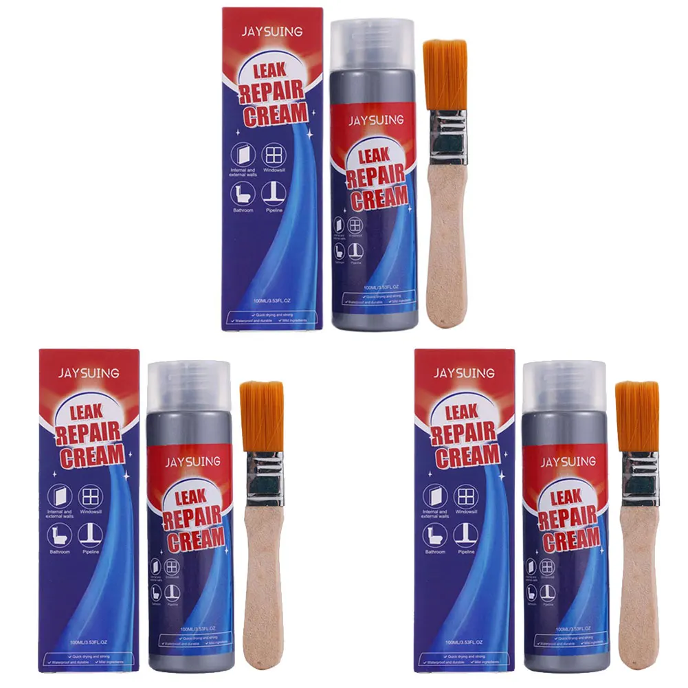 Ultimate Leak Sealant Cream - Weatherproof, Waterproof, and Super Strong Bonding Seal Repair Solution with Brush