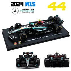 Bburago 1:43 2024 Monaco Grand Prix Alloy Car Diecast Replica (2024 W15 - 44 jing)