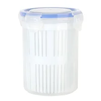 Pickled Fresh Box Multifunctional Food Container Bucket Of Pickles Flip Jar Dishwasher Safe PP Silicone Draining Basket 1