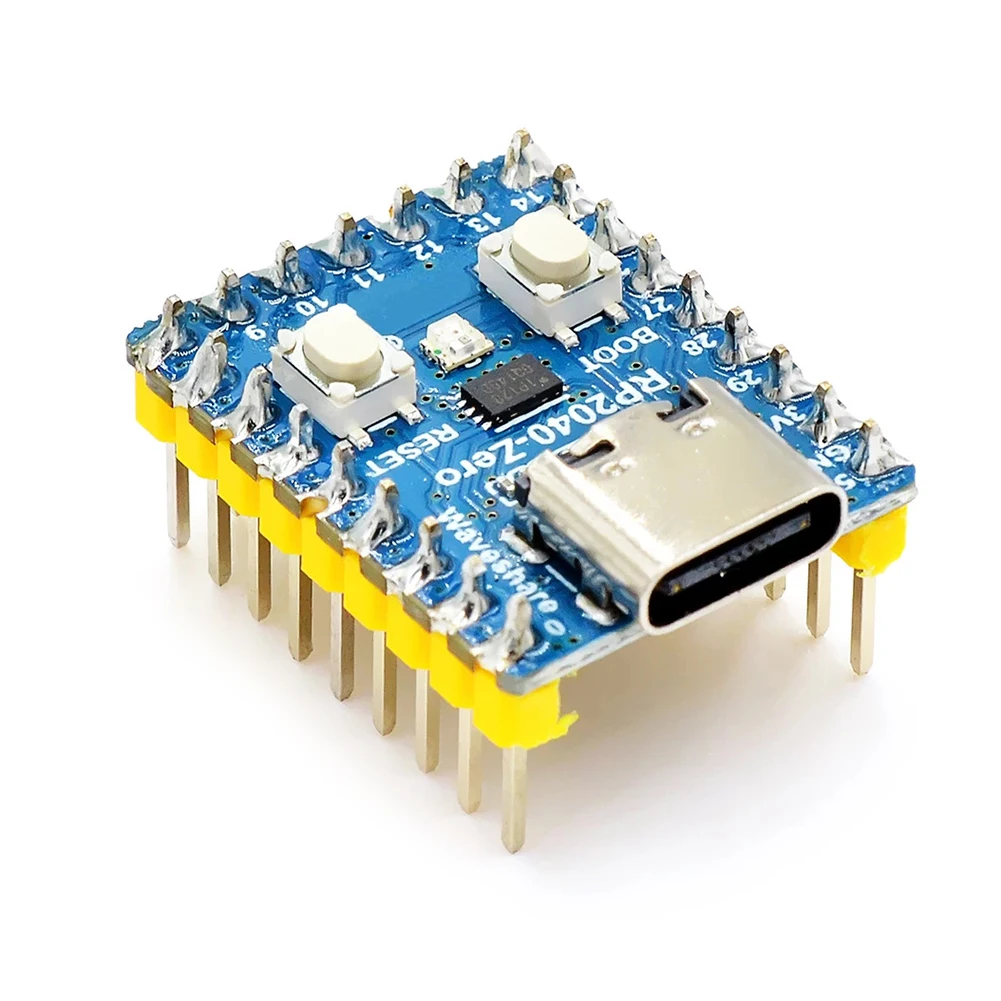개발 보드 모듈 RP2040-Zero 듀얼 코어 프로세서, RP2040, 133MHz 작동 주파수, 29 GPIO 핀, 라즈베리 파이용