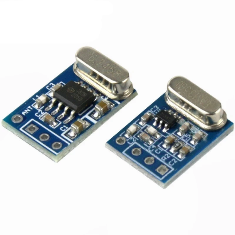 

1Set 2Pcs 433MHZ Wireless Transmitter Receiver Board Module SYN115 SYN480R ASK/OOK Chip PCB for