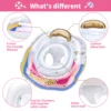 Swimbobo Child Inflatable Toys Swimming Seat Lie Independent Bisaccate Floating Water Baby Swim Rings Pool For Children Float 3