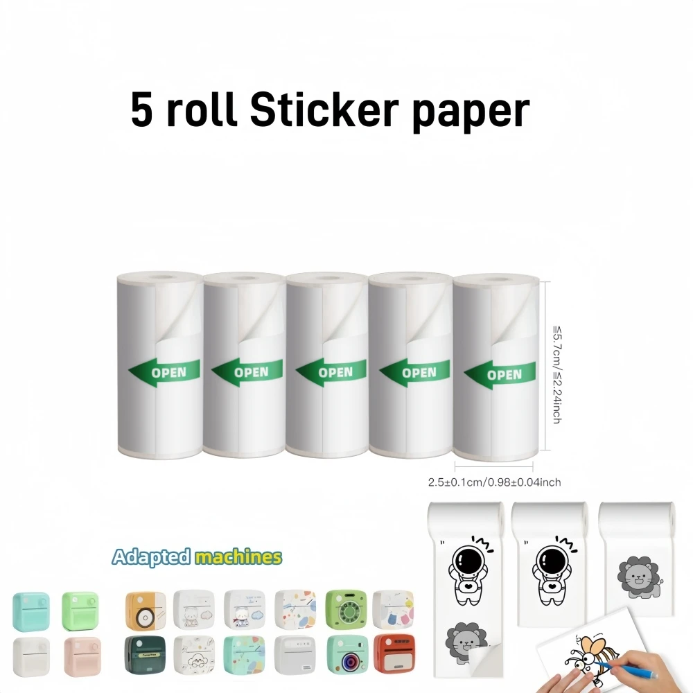 DOLEWA D8 Taşınabilir Mini Yazıcılar Kablosuz Bluetooth Mürekkepsiz Etiket Makinesi Yazıcı Etiketi Fiyat Makinesi Ofis Okul Mutfak için