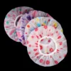 Bathroom Shower Waterproof Cap Thicken Elastic Bath Hat Bathing Cap For Women Hair Salon Bathroom Supplies Women Shower Caps 2