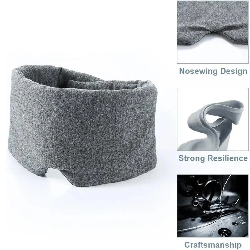 Masque Réutilisable en Tissu Gris - Anti-Lumière, Respirant, Lavable