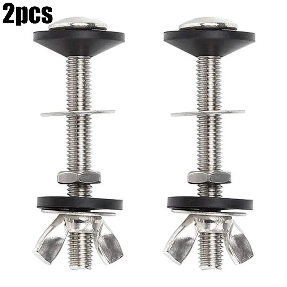 Toilet Cistern To Toilet Pan Fixing Fitting Sealing Kit Close Coupling Bolts WC Easy Installation Closet Bathroom Fitting