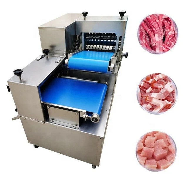 Fresh meat cuber dicer pork dicing machine meat strip cutter cutting