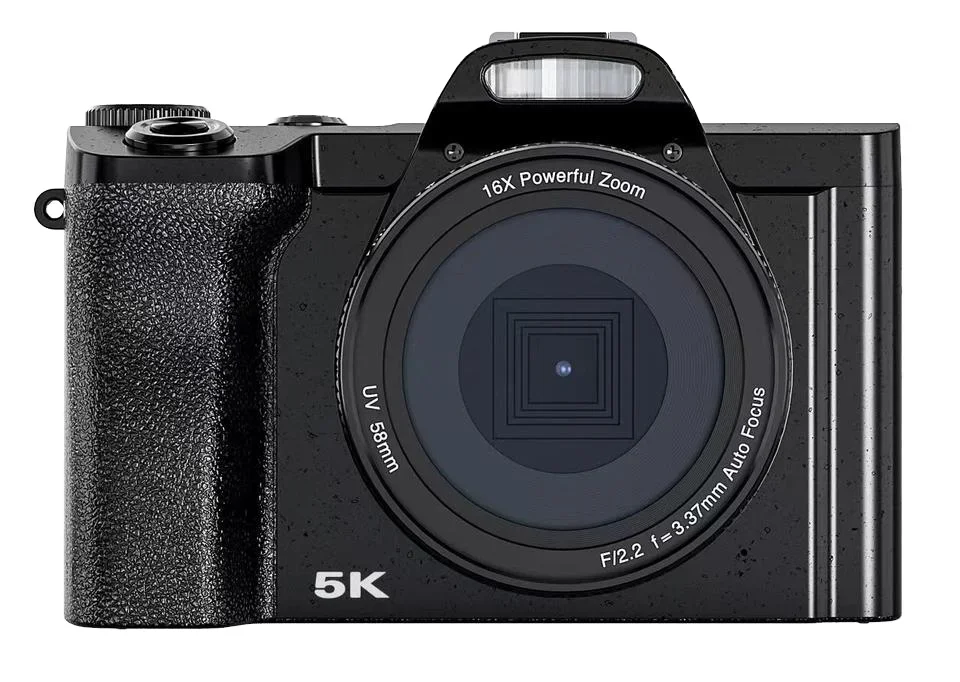 Professional 48MP 16X Zoom 5K HD IPS Touch Screen Digital Camera for Photography and Photo Video Shooting