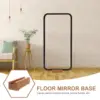 Floor Mirror Stand Solid Wood durable Mirror Bracket Full Length Heavy Duty Picture Frame display home room Mirror Support base 3
