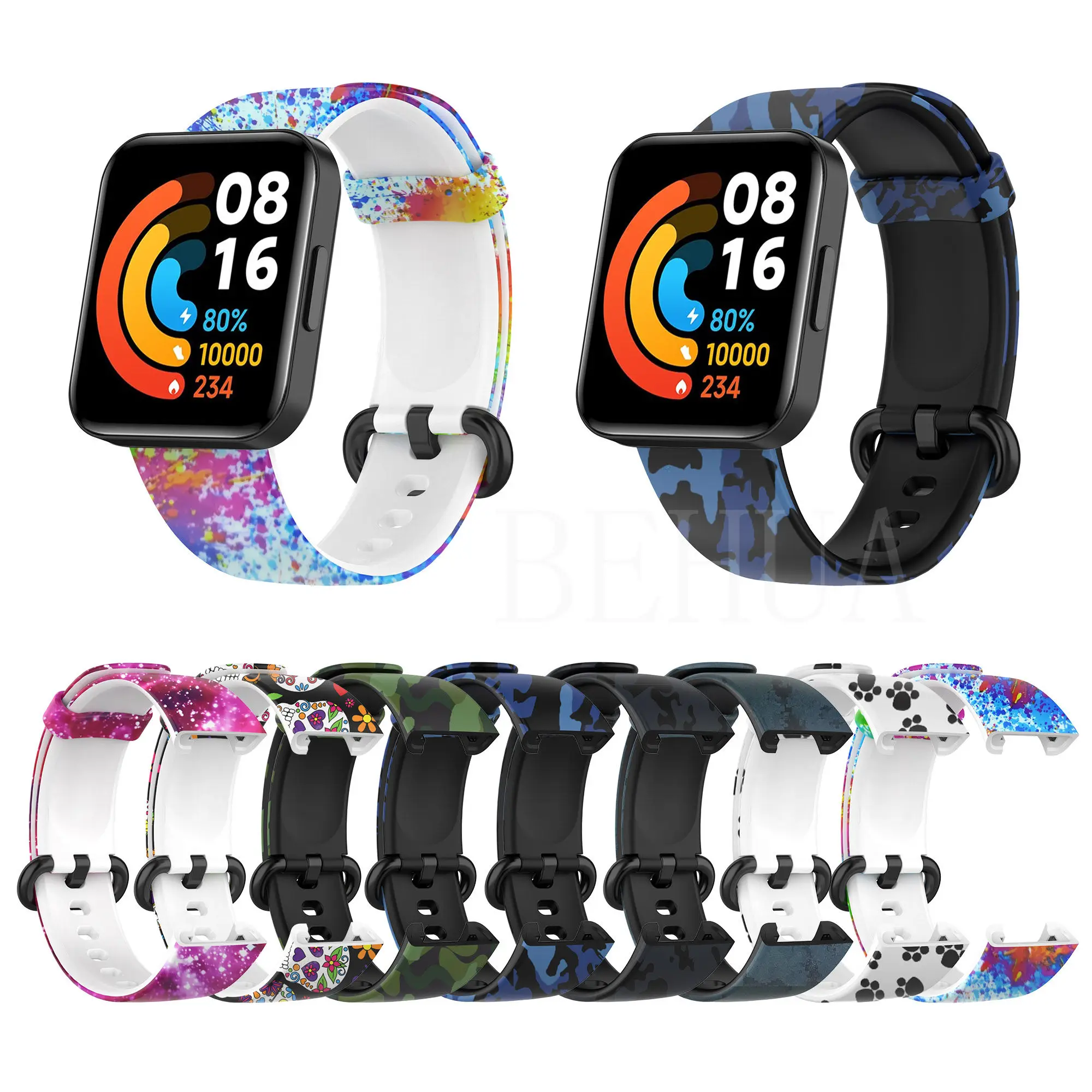 

Silicone WatchBand Strap For Xiaomi Redmi Watch 2 Lite Original SmartWatch Band WristBand Watchstrap Bracelet For Redmi Horloge2