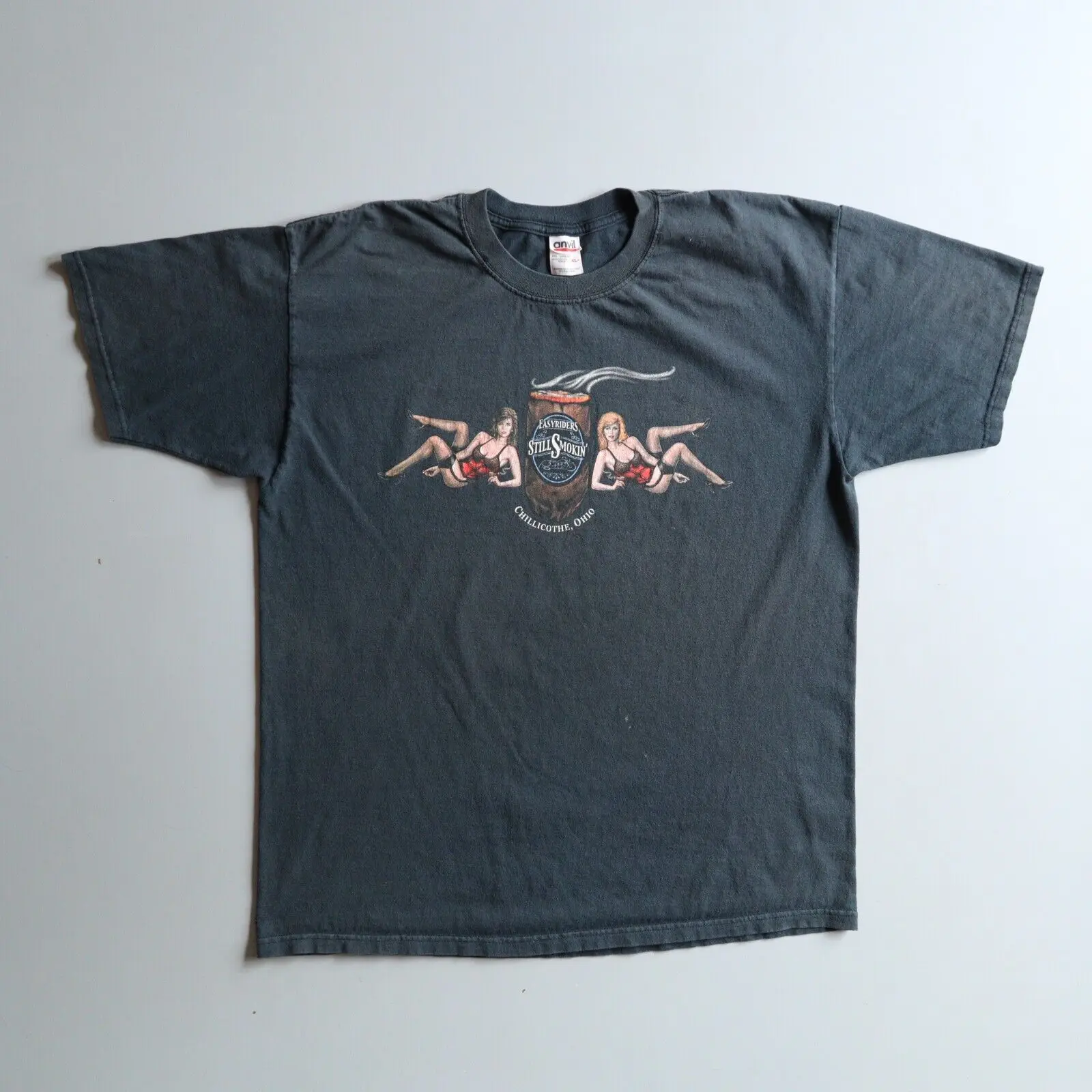 Vintage Easy Riders T Shirt Biker Moto Magazine 2003 Chillicothe Mens Xl