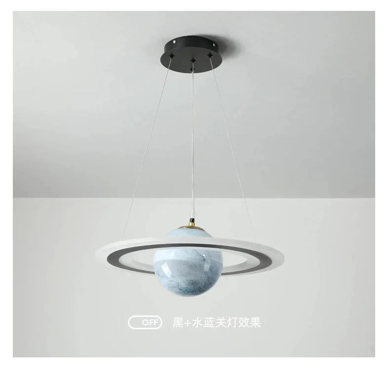 Acrylic Ball Planet Pendant Lamp