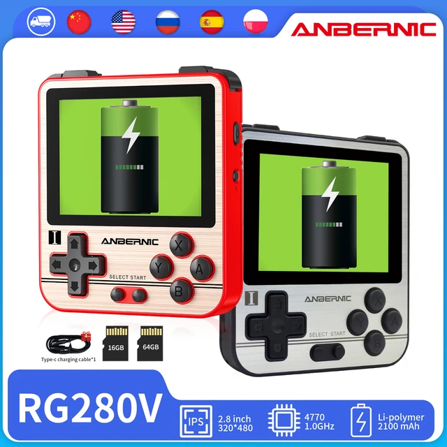 ANBERNIC 280V RG280V Retro Game Console Open Sourse System 5000 