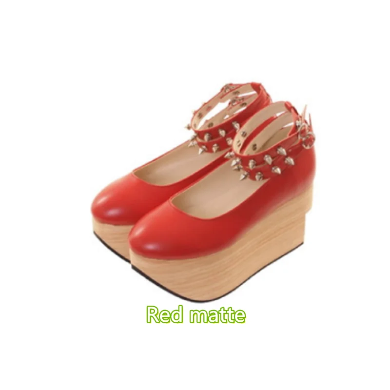 Women High Heels Lolita Rocking Horse Shoes
