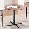 32'' Small Round Dining Table for 2-4 Person, Modern Multipurpose Round Conference Table Small Coffee Meeting Table 1