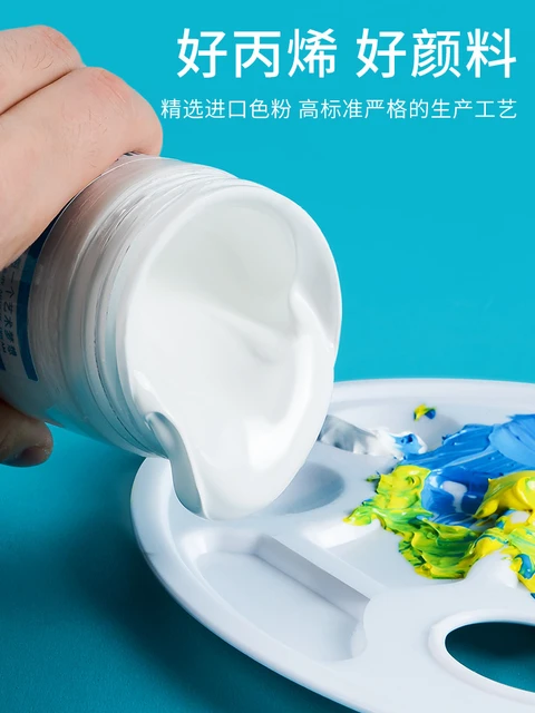 White Acrylic Paint, How to make White Acrylic Paint at Home