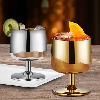 Red Wine Stainless Steel Goblets 1