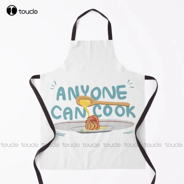 Anyone Can Cook Ratatouille Illustration Apron Cosmetology Aprons For