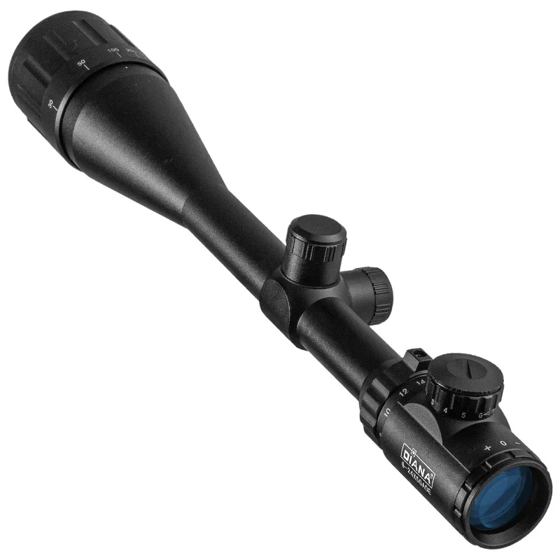 DIANA AOE 6-24X50 Scope Adjustable Green Red Dot Light Tactical Riflescope Reticle Optical Rifle Sight Hunting Scopes Air Gun red dot sight rifle scope