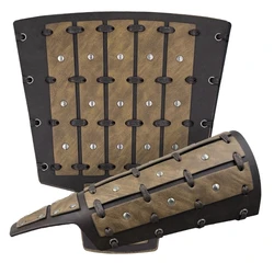 Halloween Male Role Play Knight Gauntlet Adjustable Medieval Wristband Bracer Drop Shipping