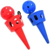 2 Sets of Scoop Ball Toys Throw Chuck Ball Toy Outdoor Activities Ball for Kids (Red and Blue) catch game 3