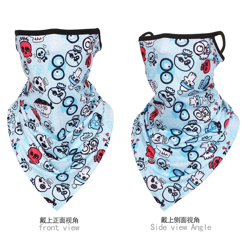 Multi-function Motorcycle Face Scarf Skull Masks Cycling Neck Gaiter Cover Mesh Tube Sport Sunscreen Men Women Bandana Balaclava - Image 21