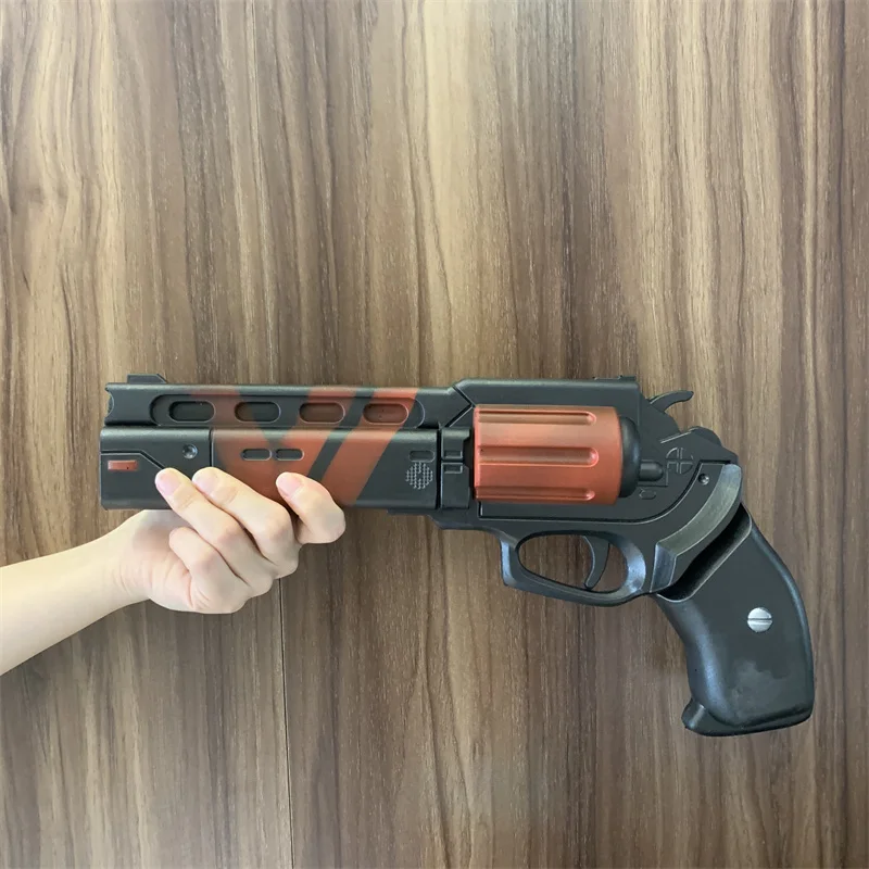 Big Revolvers Destiny Warriors Weapon Red Camouflage Gun 1:1 Cosplay Safety PU Gift Outdoor Toy Rubber No Shooting
