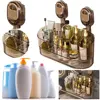 Glacier Pattern Bathroom Shelf Suction Cup Wall Mount Corner Storage Shelves Shampoo Holder Cosmetic Rack Shower Drain Basket Ba 2