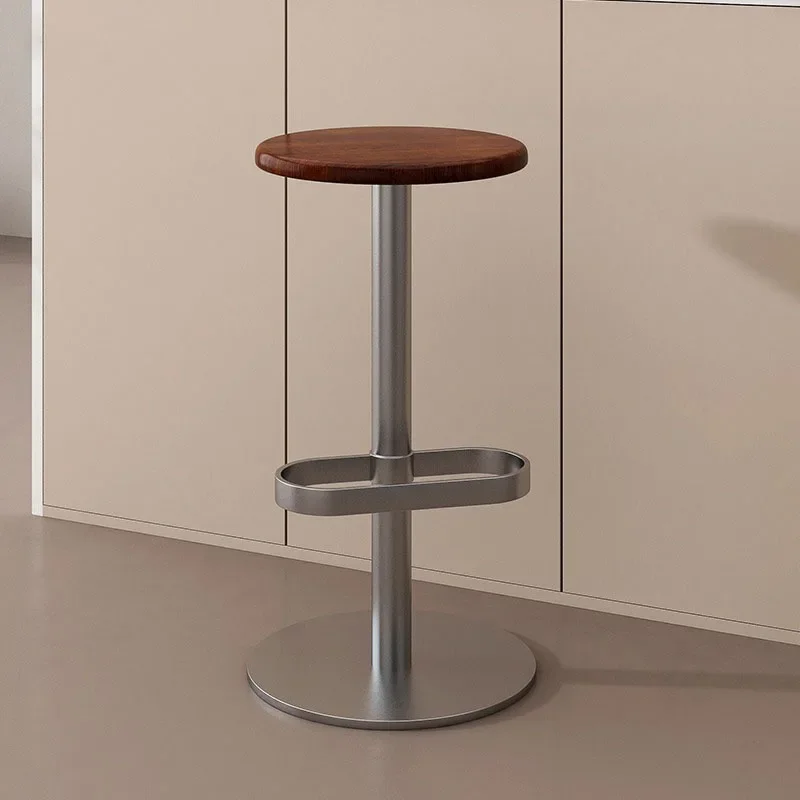 Minimalist Modern Designer Bar Chair Nordic Makeup Aesthetic Elegant Counter Barstools Restaurant Chaise Garden Furniture