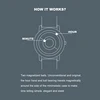 EUTOUR Original Design Magnetic Walking Beads No Hands Watch Ladies Compact Lightweight Luxury Niche Quartz Women's Watches 3
