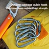 5pcs Tactical Carabiner Edc Gadgets Outdoor Survival Caribiner Keychain Tactical Goods Accessories Quickdraw Clip Caribiner Hook 2