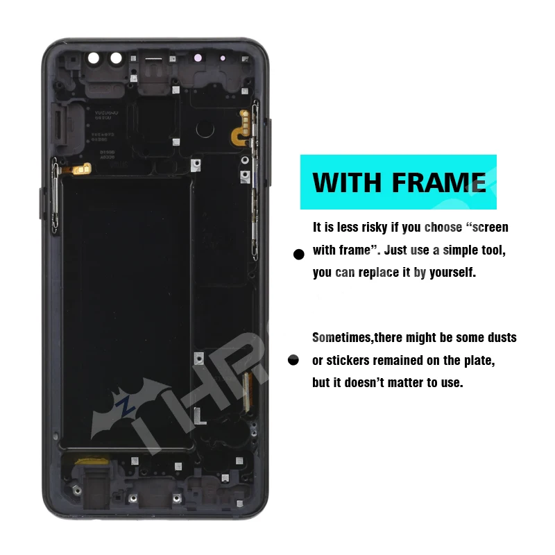 SUPER AMOLED 5.6'' Display For SAMSUNG A8 2018 LCD A530F A530K A530W LCD Touch Digitizer Assembly Brightness Adjusted S40d969b789f84ecfaca4f0b3e5feb32eC