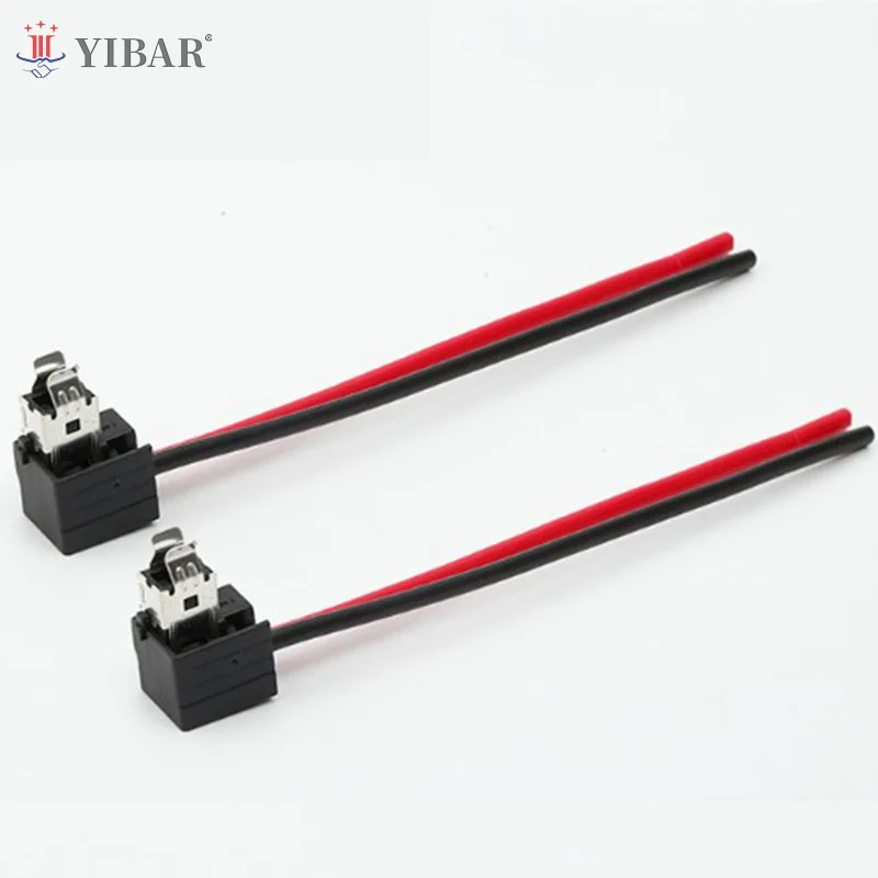 

2Pcs Headlight Lamp Bulb Socket Wiring Harness Connector Plug Line for H1 Bulb
