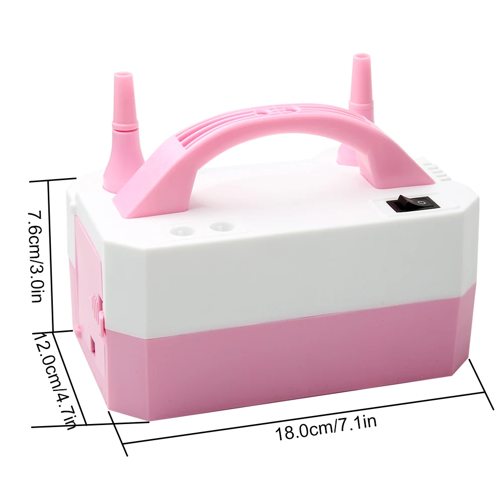 Balloon Inflator Electric Can Inflate Two At The Same Time Two Modes For Room Decorating
