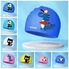 Lightweight Waterproof Children Swimming Cap Silicone Cartoon Kid Swimming Hat Protect Ears Animal Bathing Hats Cap Swiming Pool 1