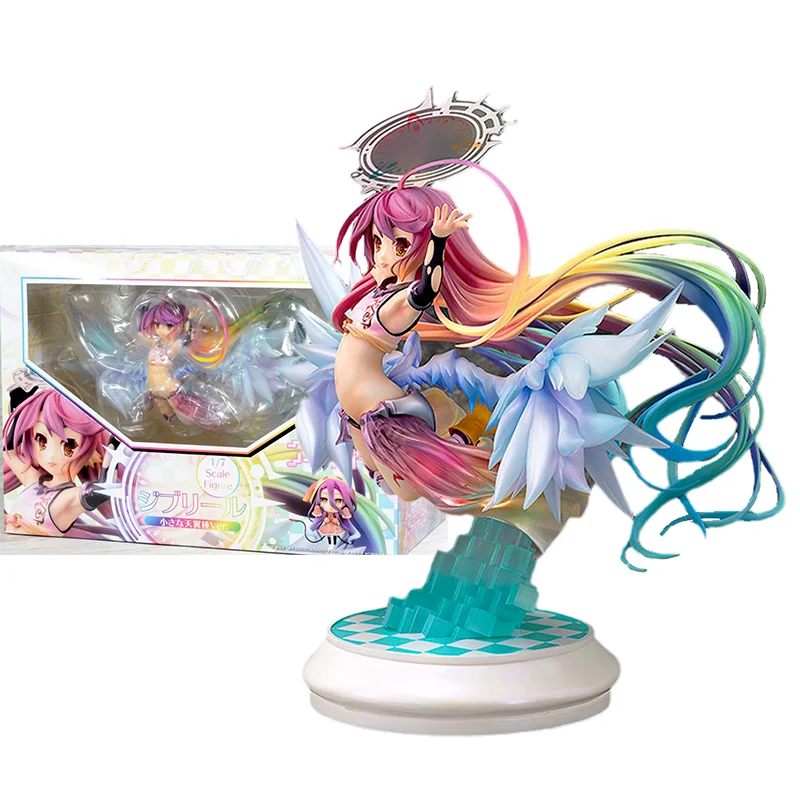 

Original Anime Figure NO GAME NO LIFE Zero 1/7 Scale Jibril Action Figure Toys for Kids Gift Collectible Model Beautiful Girl