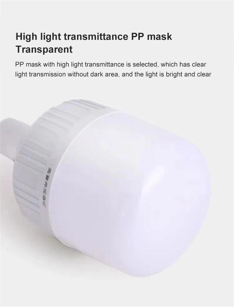 Description Picture 5 of item1/2/3pcs Camping Light USB Rechargeable LED Emergency Lamp Outdoor Portable Lanterns with Hook for BBQ Tents Battery Bulb