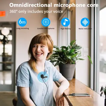 BOYA BY-M1 PRO II Конденсаторный петличный петличный микрофон