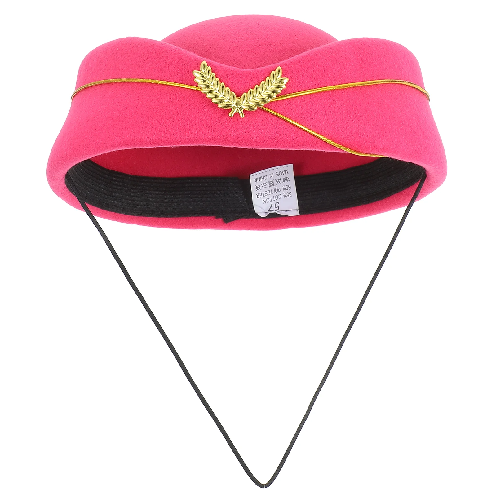 

Band Costume Hat Airplane Hostess Hat Stewardess Hat Uniform Cosplay Hat for Decor