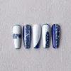 Blue and White Porcelain China Style Nail Stickers Special Simple Blue Nail Art Decorative Pattern Accessories Nail Supplies 3
