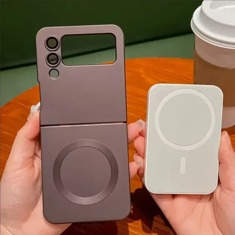 Slim Magnetic Shockproof TPU Case with Lens Protection, Compatible with Magsafe