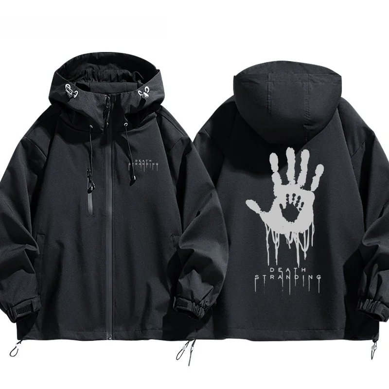 Death Stranding Themed PS4 Game Jaet Inner Set Cool Windproof Polyester Coat for Teens Spring Autumn Wear Outerwear