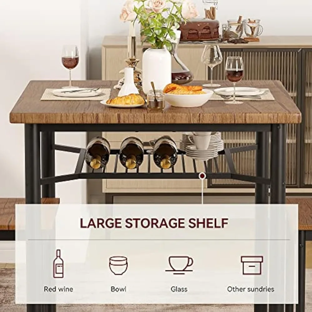 Dining Room Table With Wine Rack