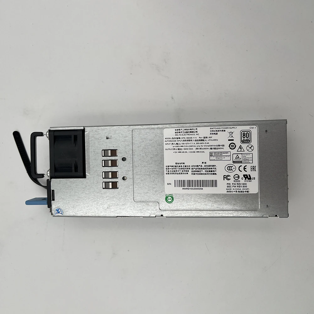 DPS-550AB-11 K 서버 전원 공급 장치, 2U, 550W