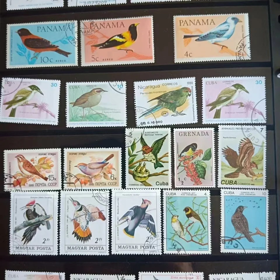 

Rare Not Repeated Various Birds Animals Stamps, Worldwide Philatelic Collection Gifts, Foreign Postage Stamps Home Decors