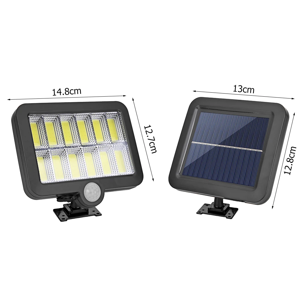 solar wall lights outdoor 160LED Outdoor Solar Street Lamp With 3 Modes Wall Lamps Waterproof PIR Motion Sensor Garden Park Light Garden Decoration Lamp solar post cap lights