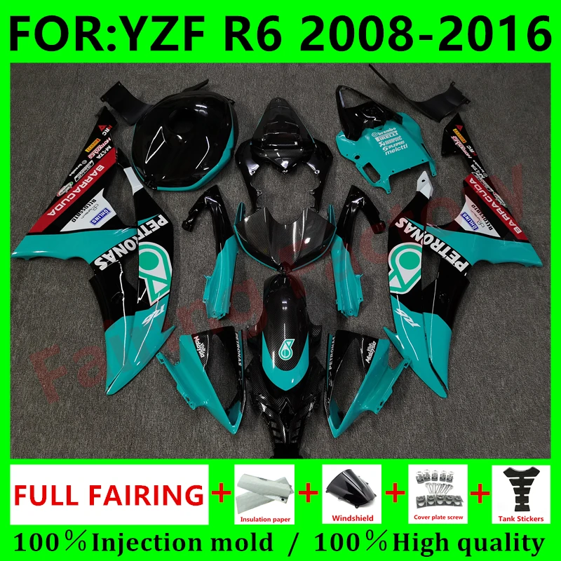 Motorcycle Full Fairing Kit Fit For Yzf R6 2008 2009 2010 2011 2012 2013 2014 2015 2016 Yfzr6