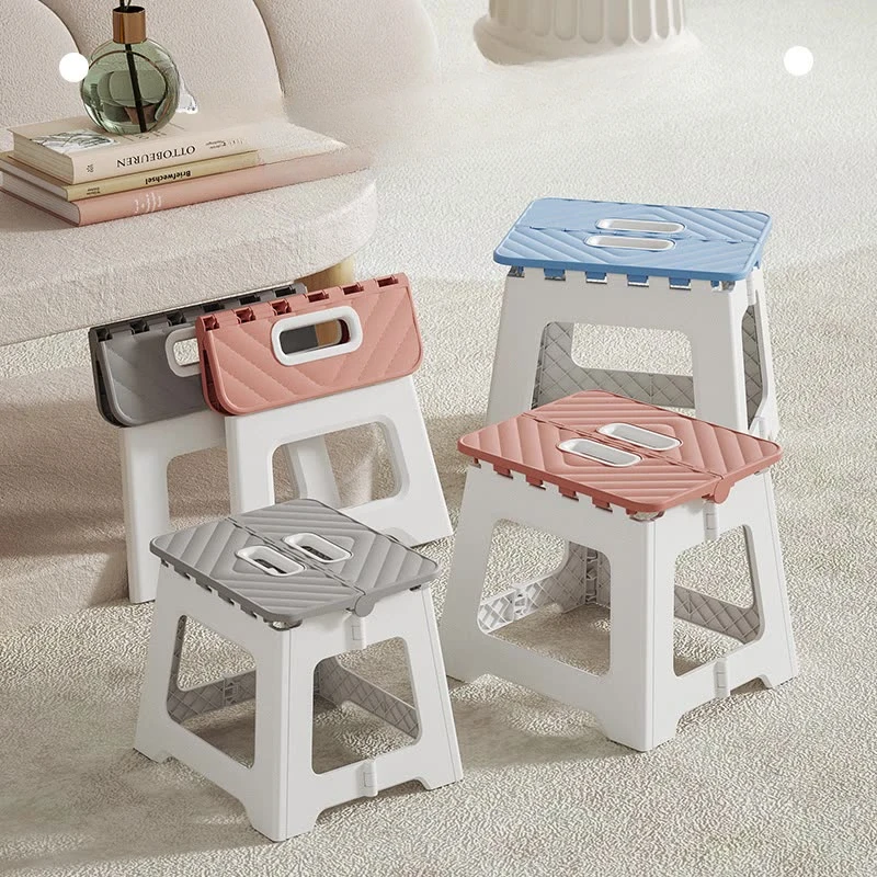 Home folding stool plastic portable outdoor stool folding stool