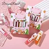 1/3Pcs Fruit Lip Oil Long Lasting Hydrating Lip Gloss Jelly Mirror Liquid Lip Glaze Long Lasting Shiny Lip Tint Makeup Lip Care 2