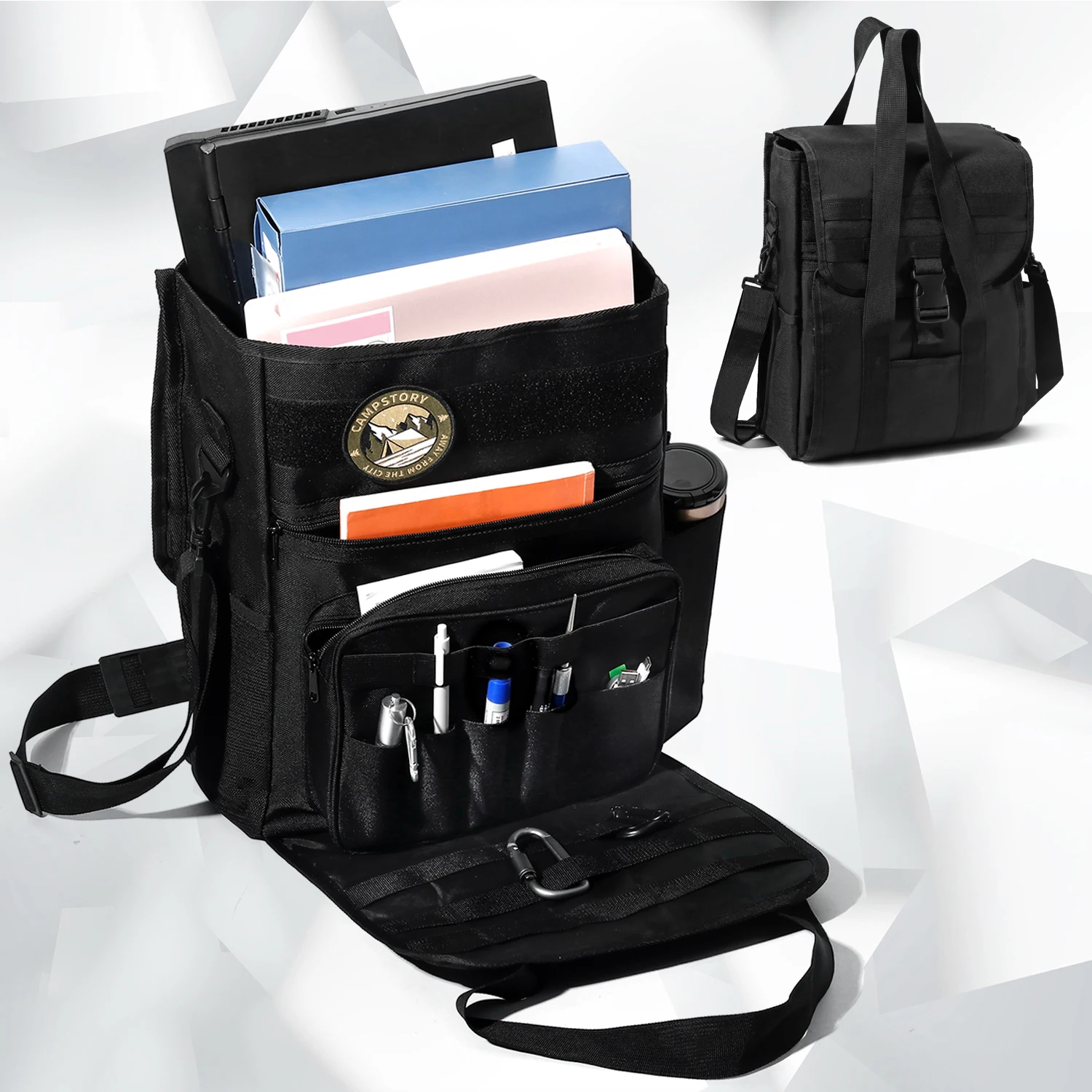 A Multifunctional Commuter Bag That Can Be Used As a Storage Pouch for Car Seats, Compatible with Various Models.